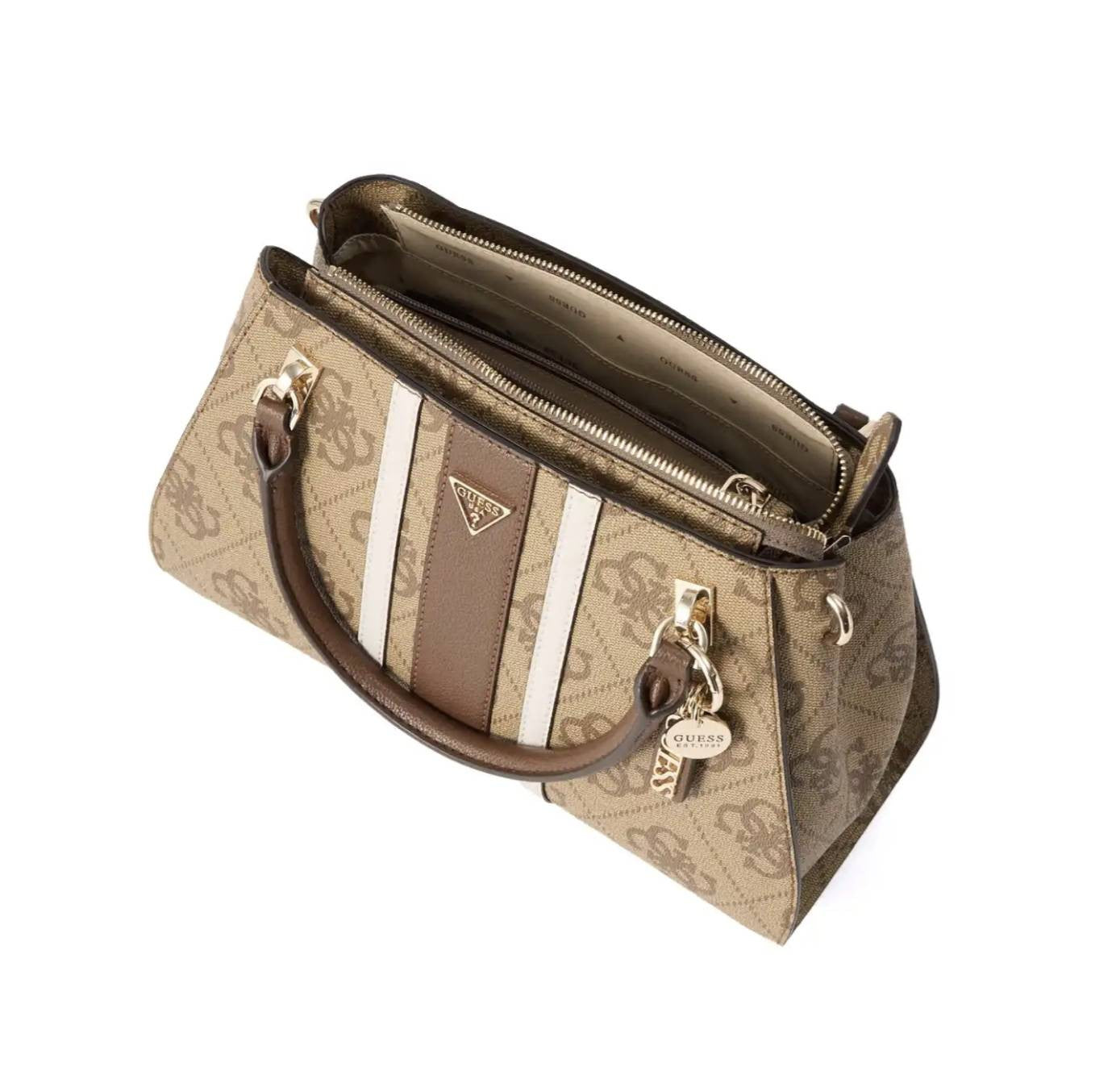 Borsa a mano/tracolla Noelle II latte logo/brown B27GU71 SS967207