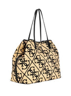 Borsa donna Guess Shopper Kirsten natural/black B27GU79 WL974324
