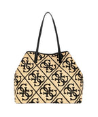 Borsa donna Guess Shopper Kirsten natural/black B27GU79 WL974324