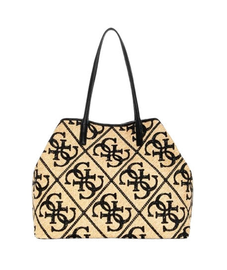 Borsa donna Guess Shopper Kirsten natural/black B27GU79 WL974324