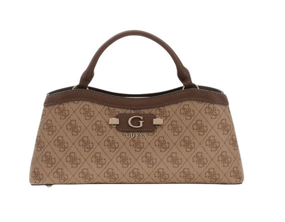 Borsa donna Guess Lindsey latte logo B27GU82 SG974905