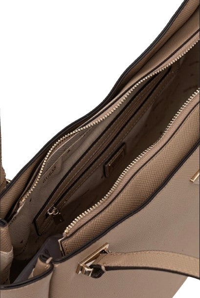Borsa donna Guess a mano/spalla Gilda beige B27GU90 ZG974723
