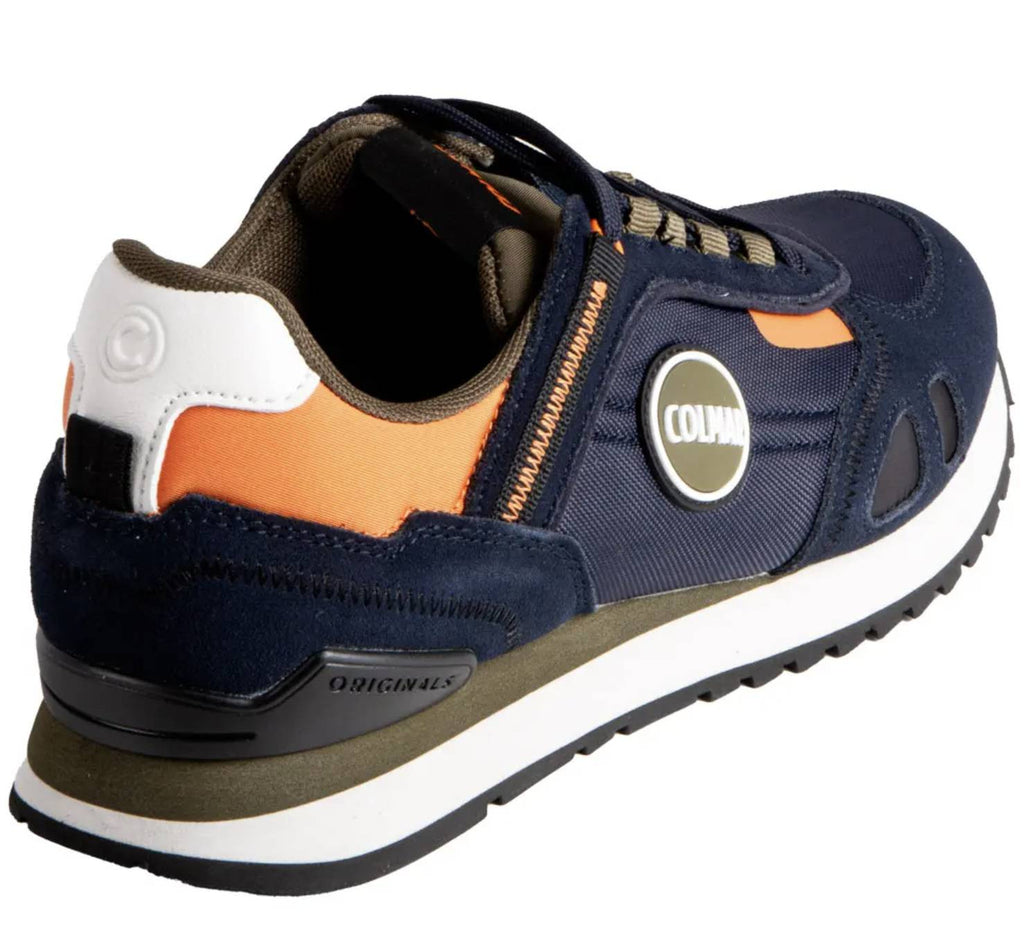 Sneaker uomo Colmar Travis sport colors 015 navy/military green/orange U27CO02