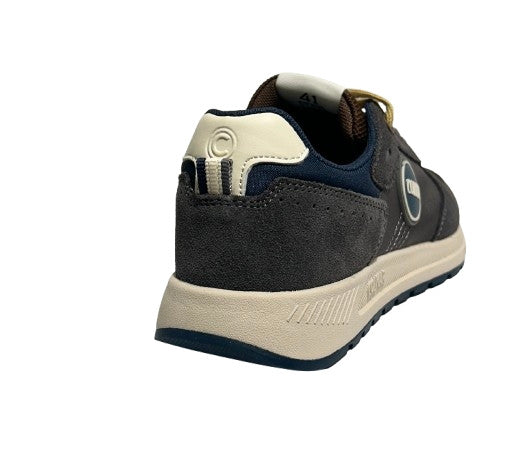 Scarpe uomo Colmar sneaker Travis authentic 064 dk gray/ teal blue / brown U27CO03