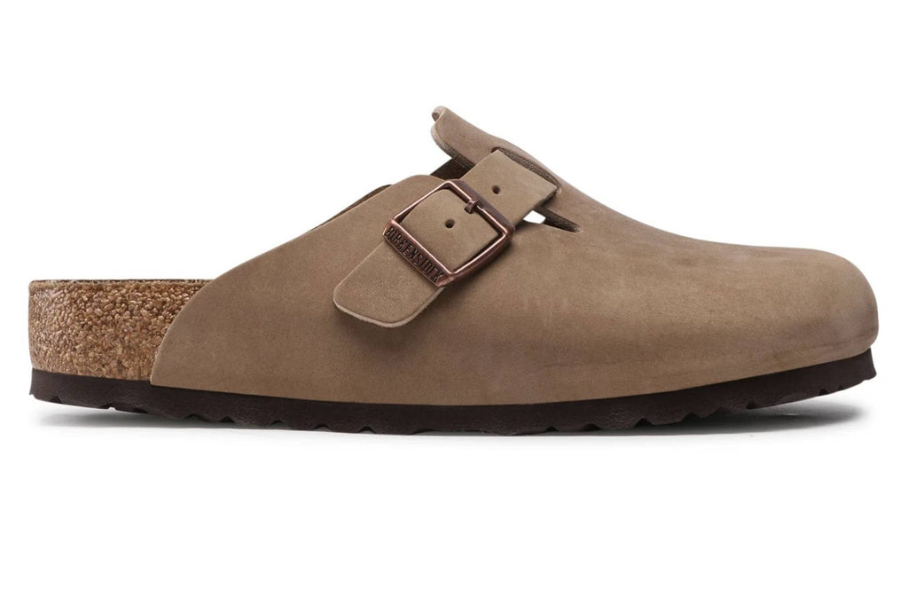 Scarpe sabot unisex Birkenstock Boston BS tabacco brown US26BI12 0960813