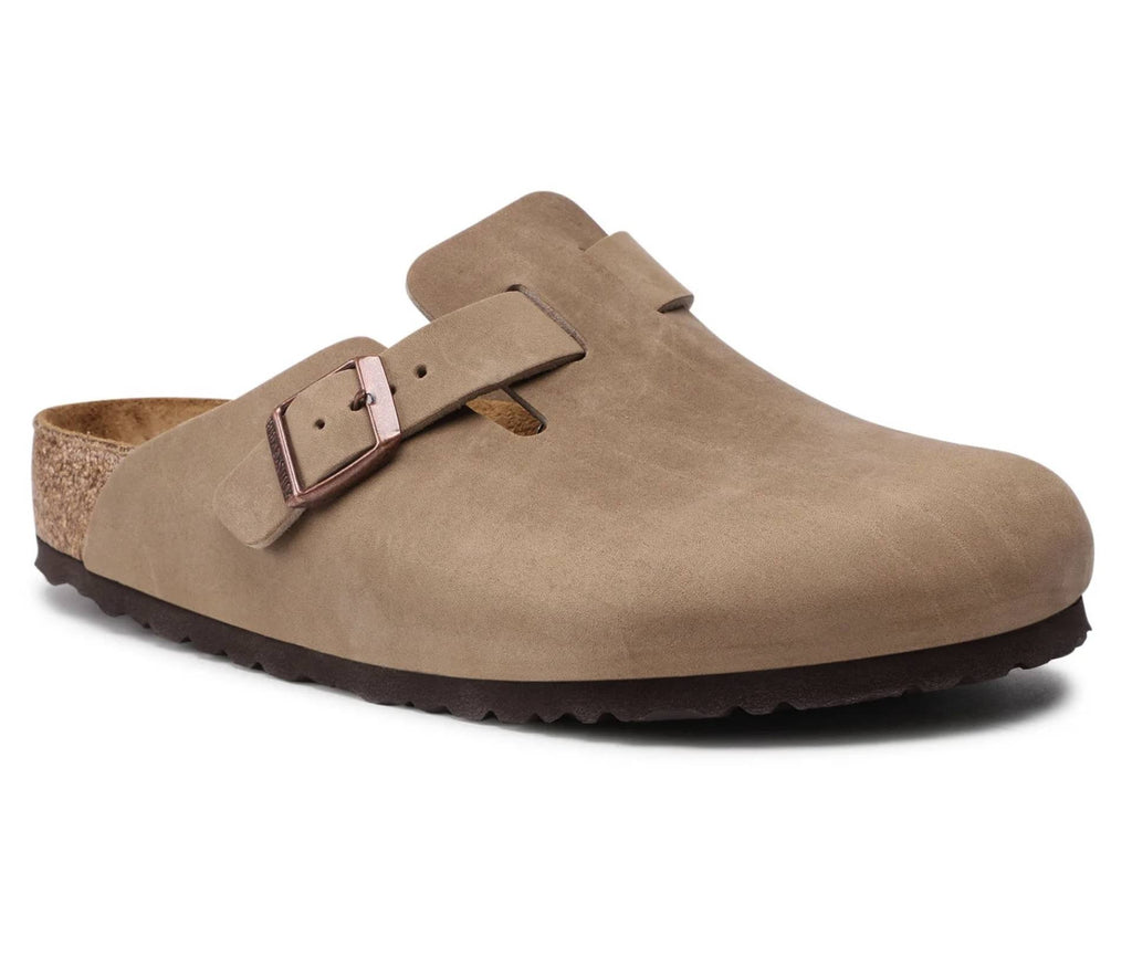 Scarpe sabot unisex Birkenstock Boston BS tabacco brown US26BI12 0960813