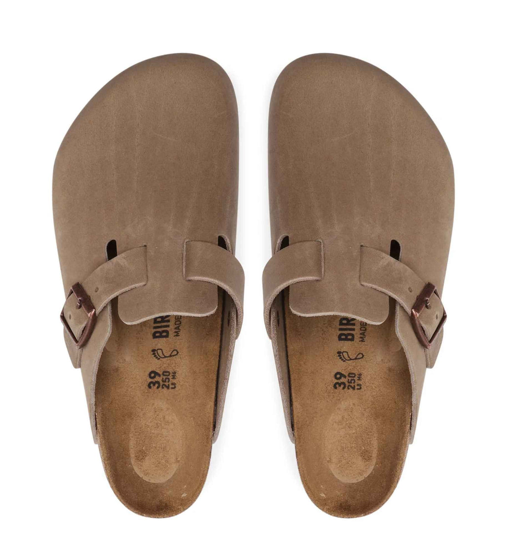 Scarpe sabot unisex Birkenstock Boston BS tabacco brown US26BI12 0960813