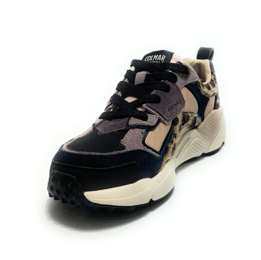 Scarpe donna Colmar sneaker Garner leopard 131 nude/ multicolor D27CO11