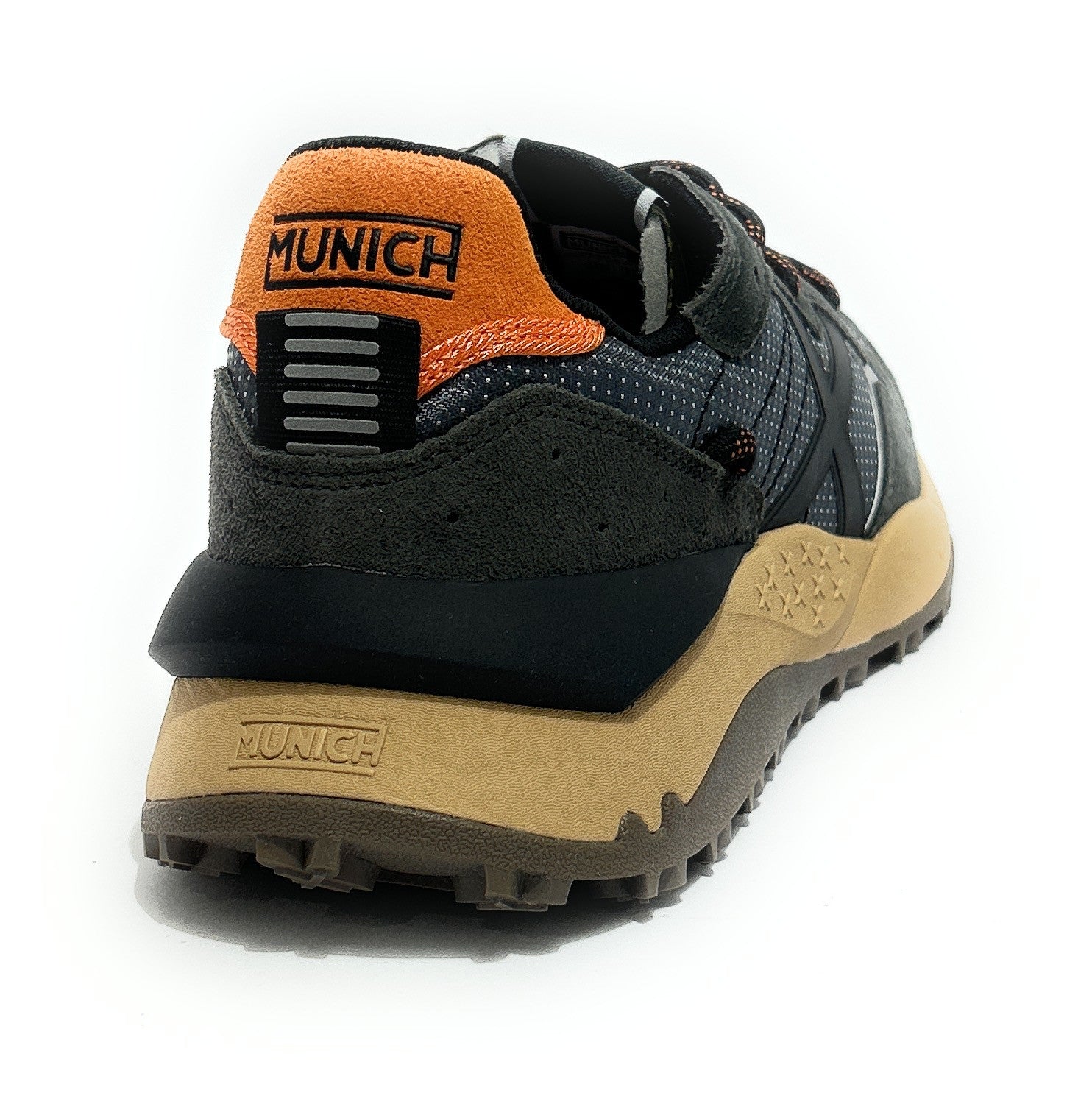 Scarpe Munich sneaker Shibuya 50 pelle scamosciata/ tessuto verde U27MU07 9880050