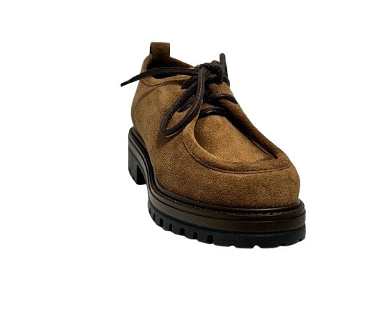 Scarpa stringata donna Francesco Brunelli brown AO 6116 D27FB02