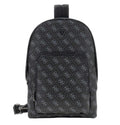 Borsa Guess uomo zaino monospalla Milano beige/black UB27GU06 HMMILOP6202