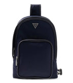 Borsa Guess uomo zaino monospalla Milano nylon blu UB27GU08 HMMINYP6302