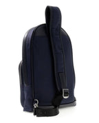 Borsa Guess uomo zaino monospalla Milano nylon blu UB27GU08 HMMINYP6302