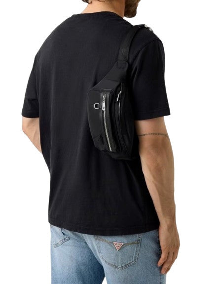 Borsa marsupio uomo Guess Berlin L bum bag black UB27GU09 HMBENYP6156