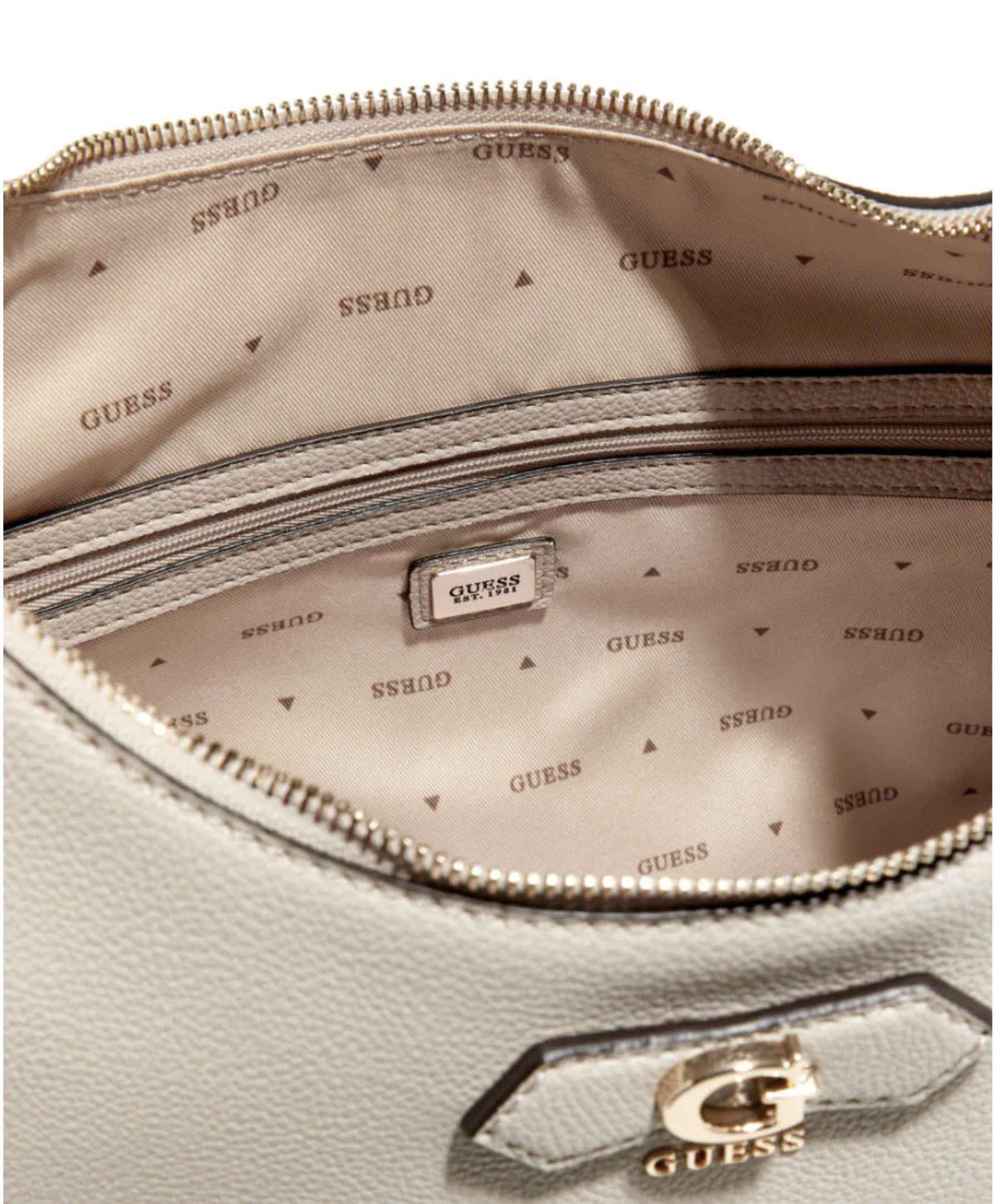 Borsa Guess Hobo Suzy ecopelle bone B27GU104 BG232202
