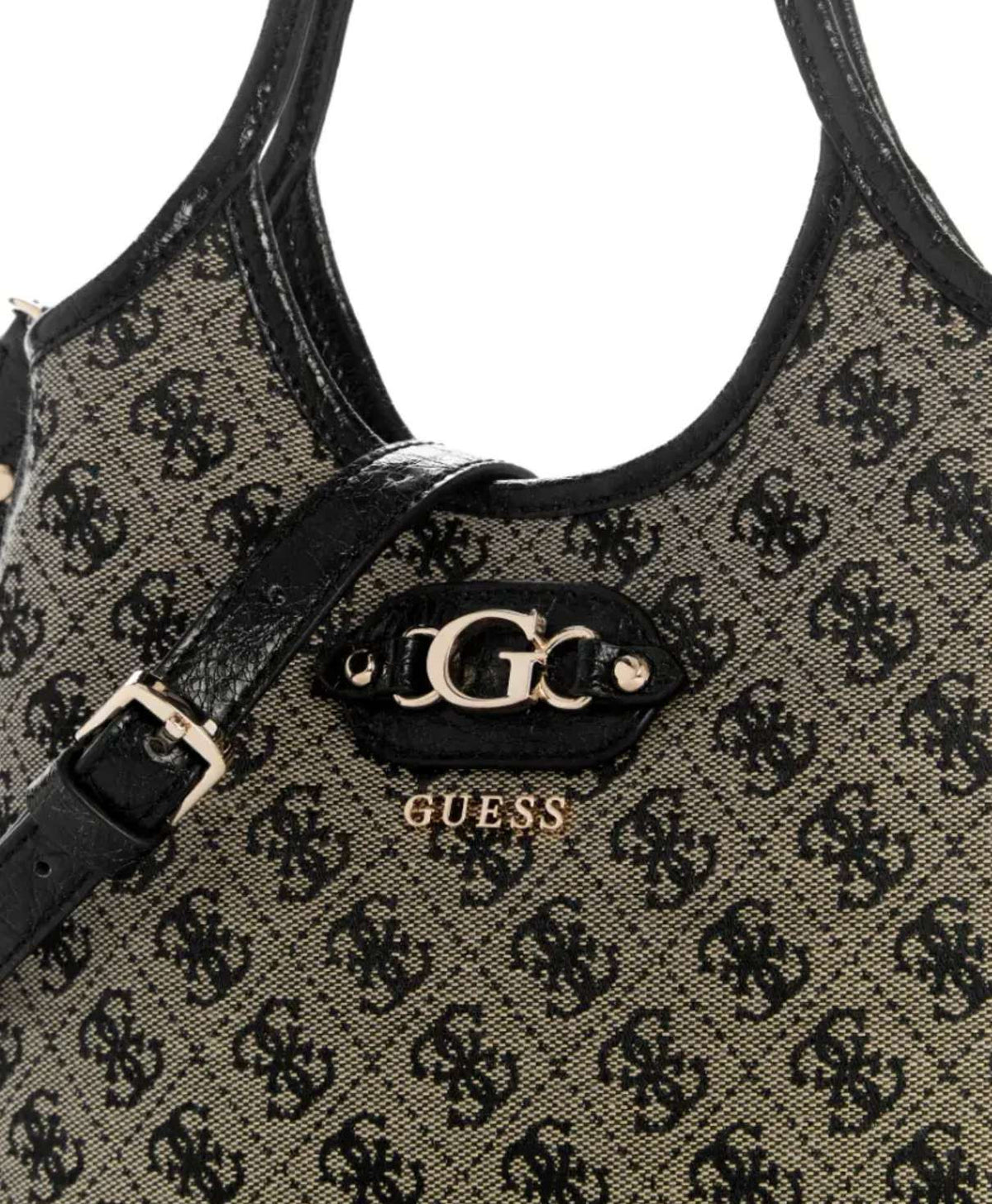 Borsa Guess a mano/tracolla Samantha mini black logo B27GU127 JT231375