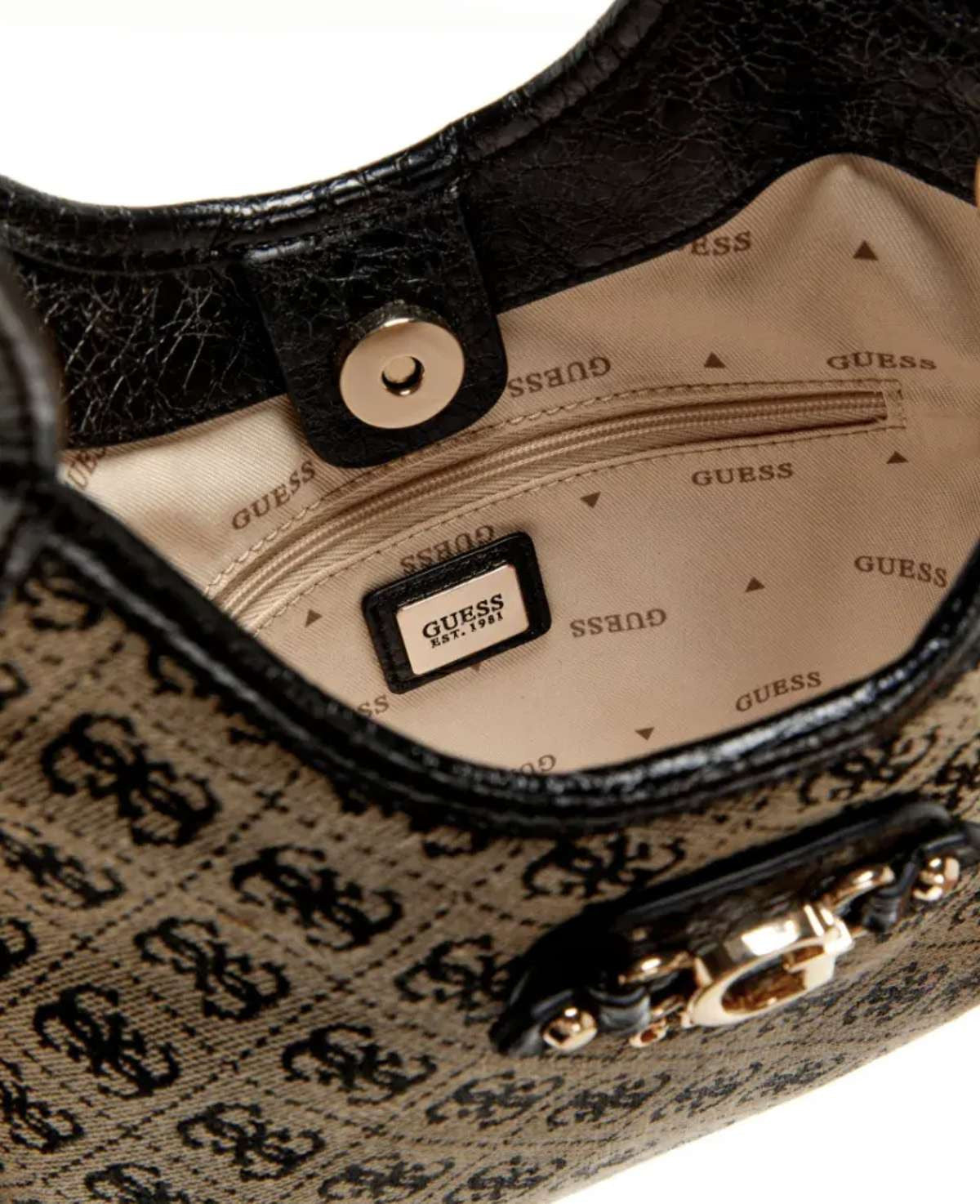 Borsa Guess a mano/tracolla Samantha mini black logo B27GU127 JT231375