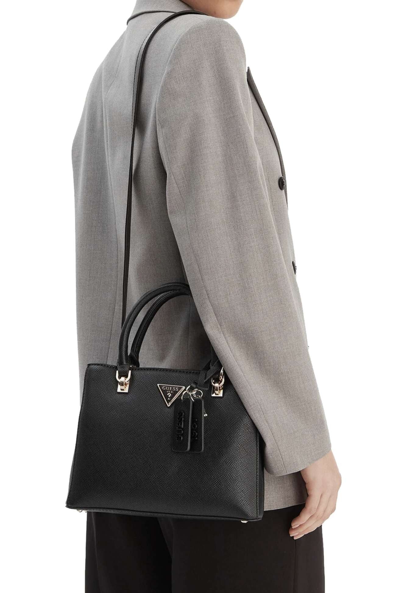 Borsa donna Guess a mano/tracolla Noelle II black B27GU129 ZG967205