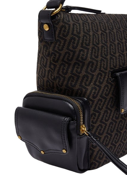 Borsa donna Liu-jo Rocsana M Hobo testa di moro B27LJ03 AF6016 T378A