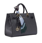 Borsa donna Liu-jo M tote Manhattan suede nero B27LJ23 AF6086 E1137 22222