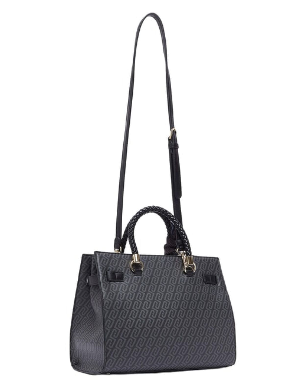 Borsa donna Liu-jo M tote Manhattan suede nero B27LJ23 AF6086 E1137 22222