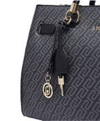 Borsa donna Liu-jo M tote Manhattan suede nero B27LJ23 AF6086 E1137 22222