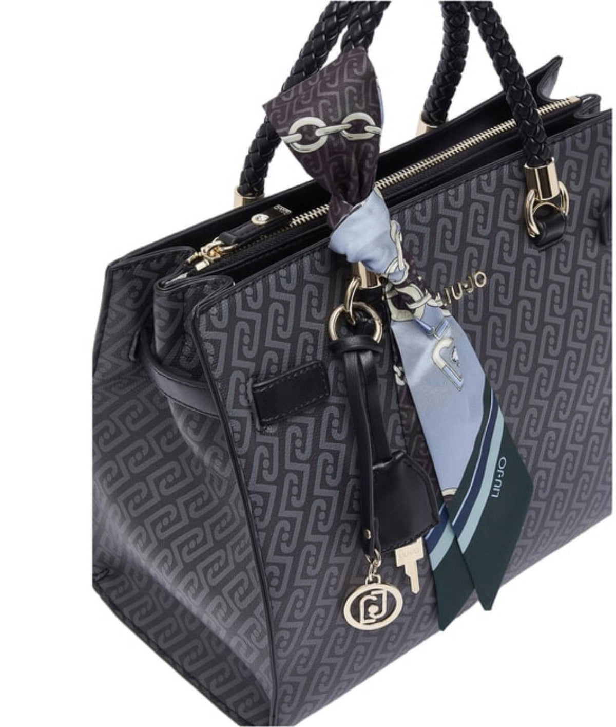 Borsa donna Liu-jo M tote Manhattan suede nero B27LJ23 AF6086 E1137 22222