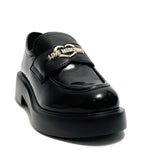 Scarpe Love Moschino mocassino donna in pelle nero D27MO02 JA10404G1PJD0000