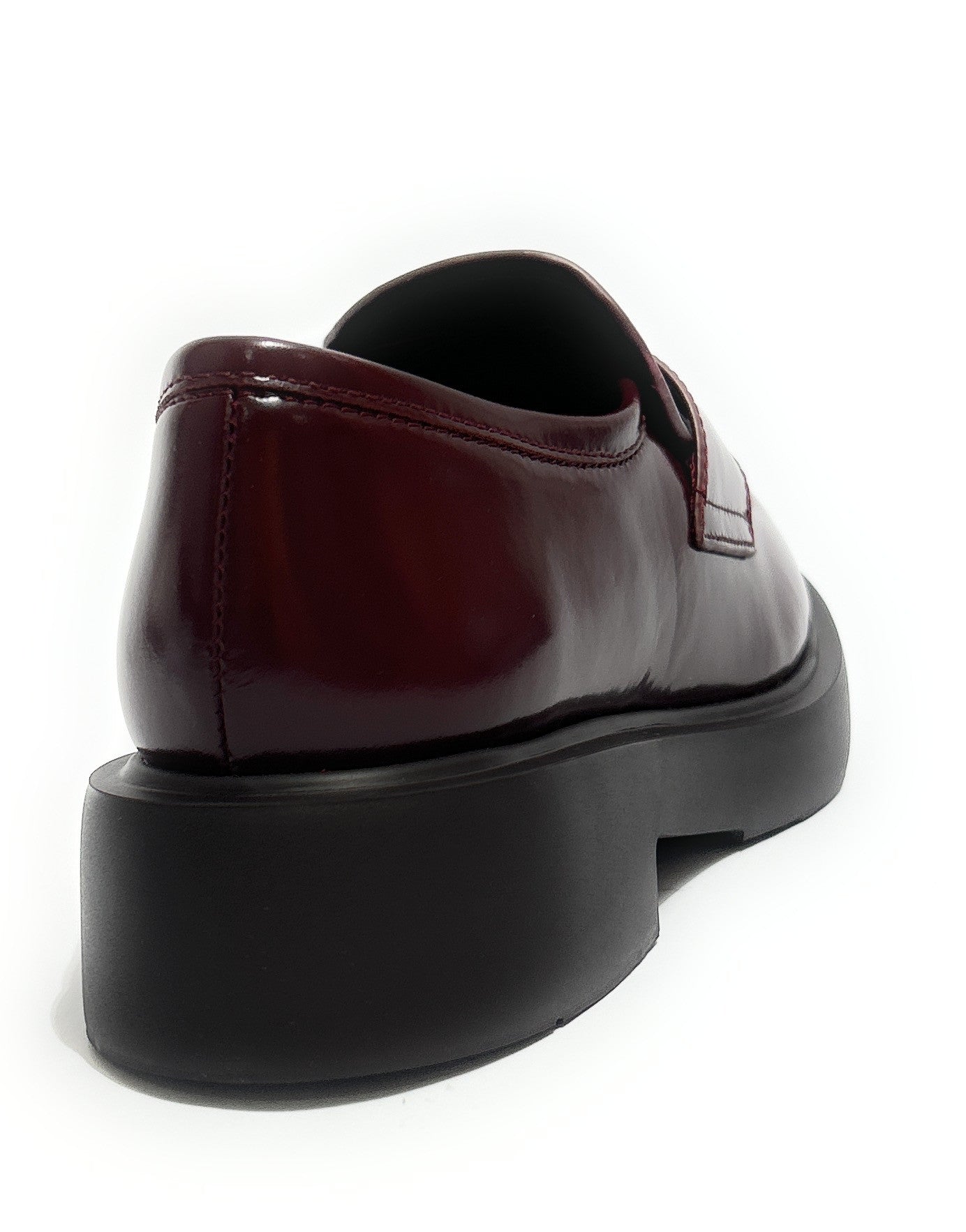 Scarpe Love Moschino mocassino donna in pelle vino D27MO05 JA10404G1PJD0552