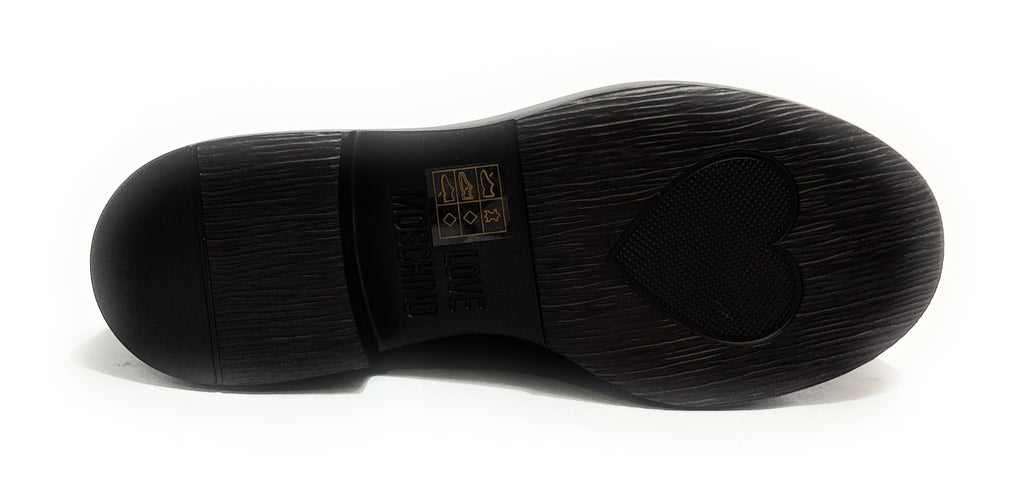 Scarpe Love Moschino mocassino donna in pelle vino D27MO05 JA10404G1PJD0552