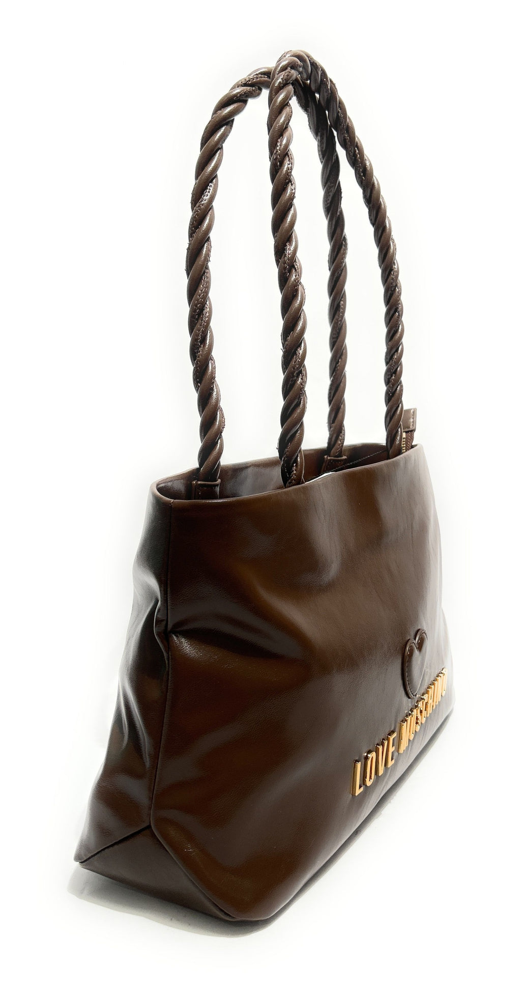 Borsa donna Love Moschino Recycled leather marrone B27MO08 JC4133PP1PL1130A