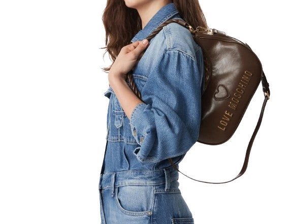 Borsa donna a mano/tracolla Love Moschino pelle marrone B27MO12 JC4135PP1PL1130A