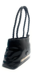 Borsa donna Love Moschino Recycled leather nero B27MO14 JC4133PP1PL1100A