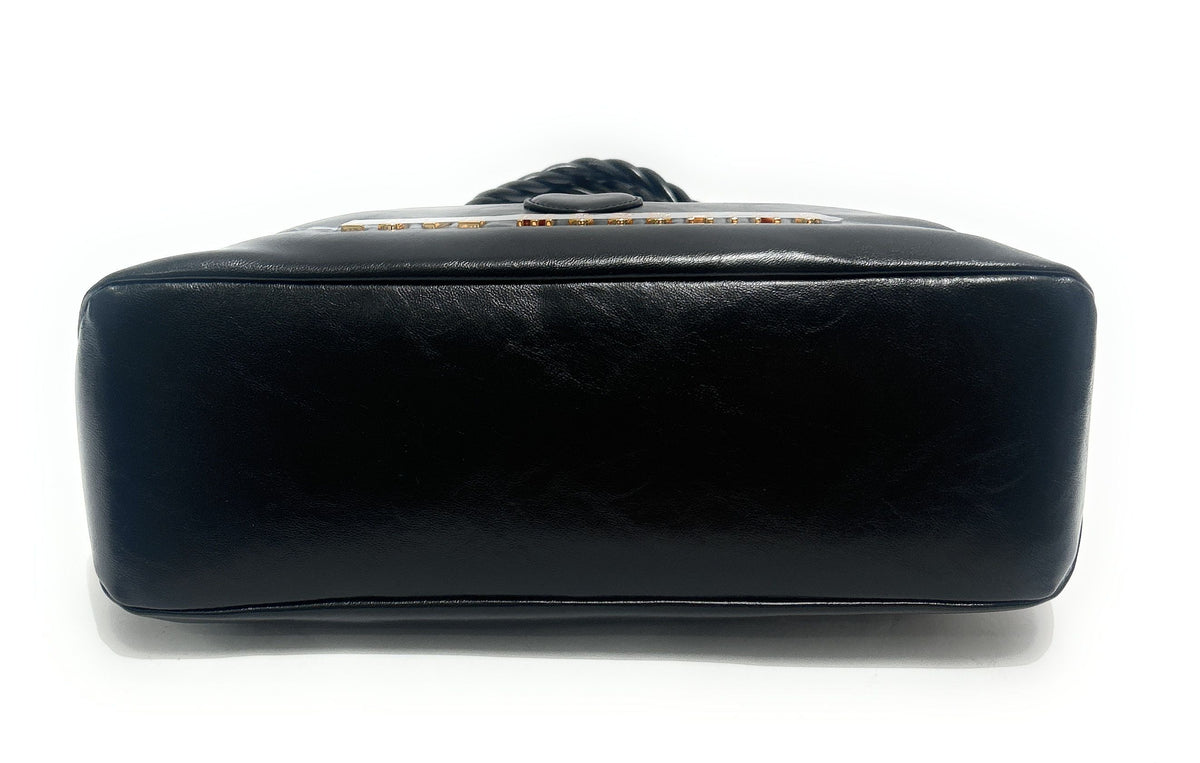 Borsa donna Love Moschino Recycled leather nero B27MO14 JC4133PP1PL1100A