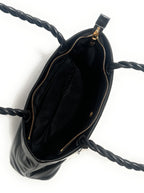 Borsa donna Love Moschino Recycled leather nero B27MO14 JC4133PP1PL1100A