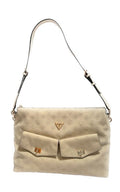 Borsa donna Guess a spalla Blake hobo bone logo B27GU119 PD222202