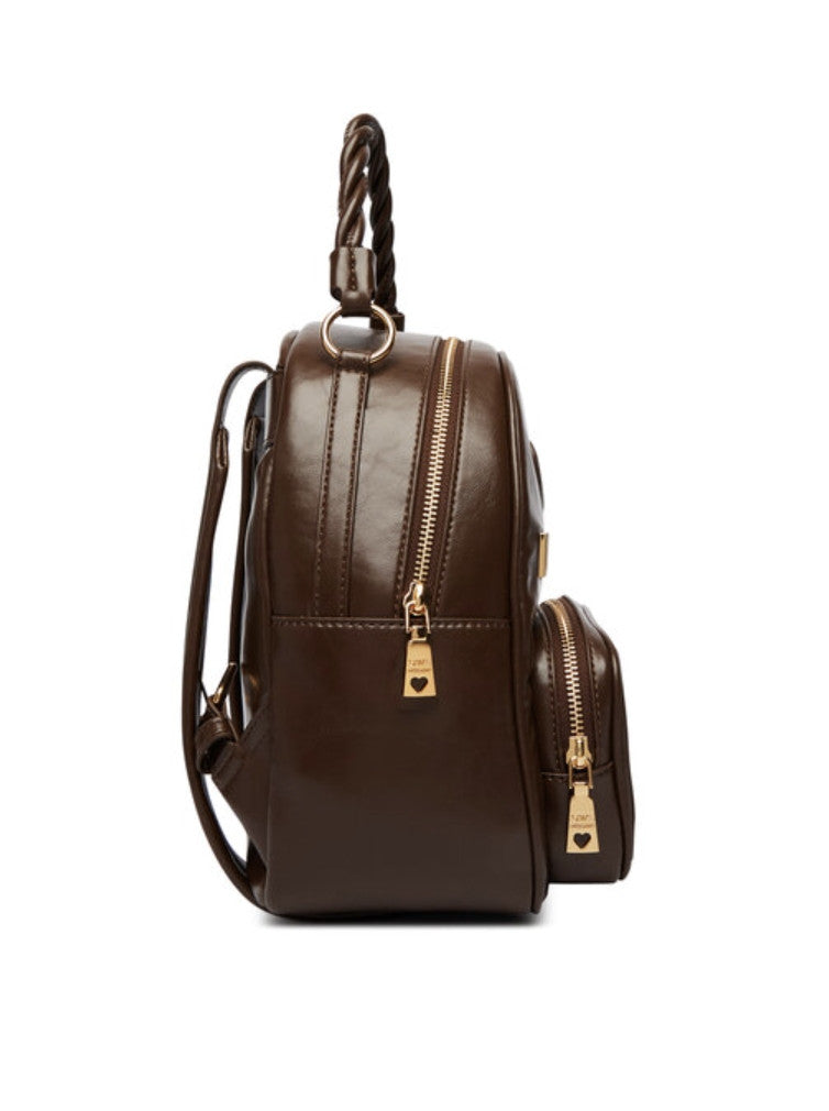 Borsa donna Love Moschino zaino pelle marrone B27MO16 JC4137PP1PL1130A