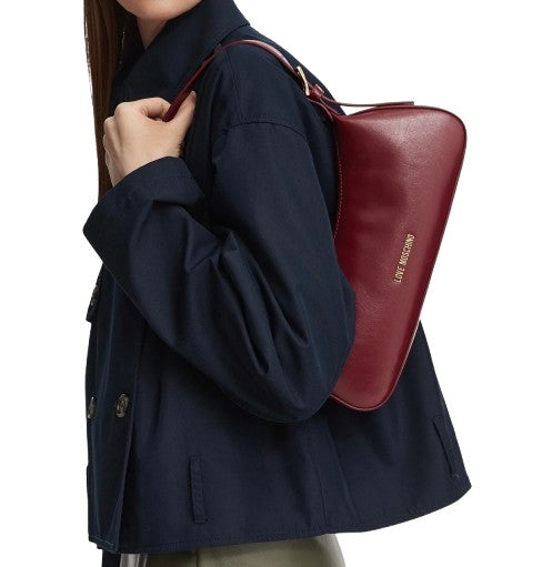 Borsa donna Love Moschino a mano/spalla Hobo vino B27MO22 JC4390PP1PKO0552