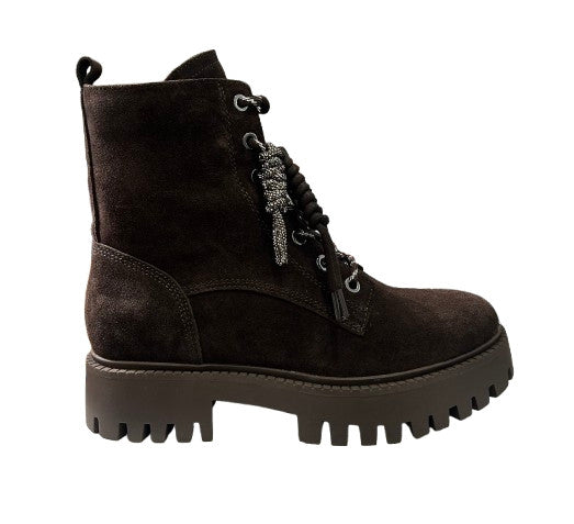 Scarpe donna Guess stivaletto brown D27GU32 FLFFIZSUE10