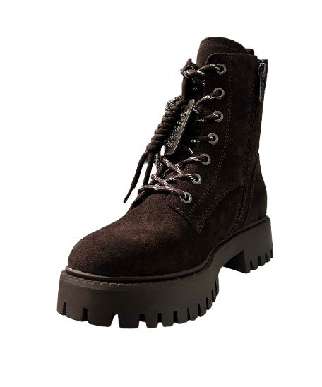 Scarpe donna Guess stivaletto brown D27GU32 FLFFIZSUE10
