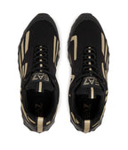 Sneaker EA7 Emporio Armani Ultimate C2 Kombat Core triple black/ light gold U27EA01 X8X217 XK433 R969