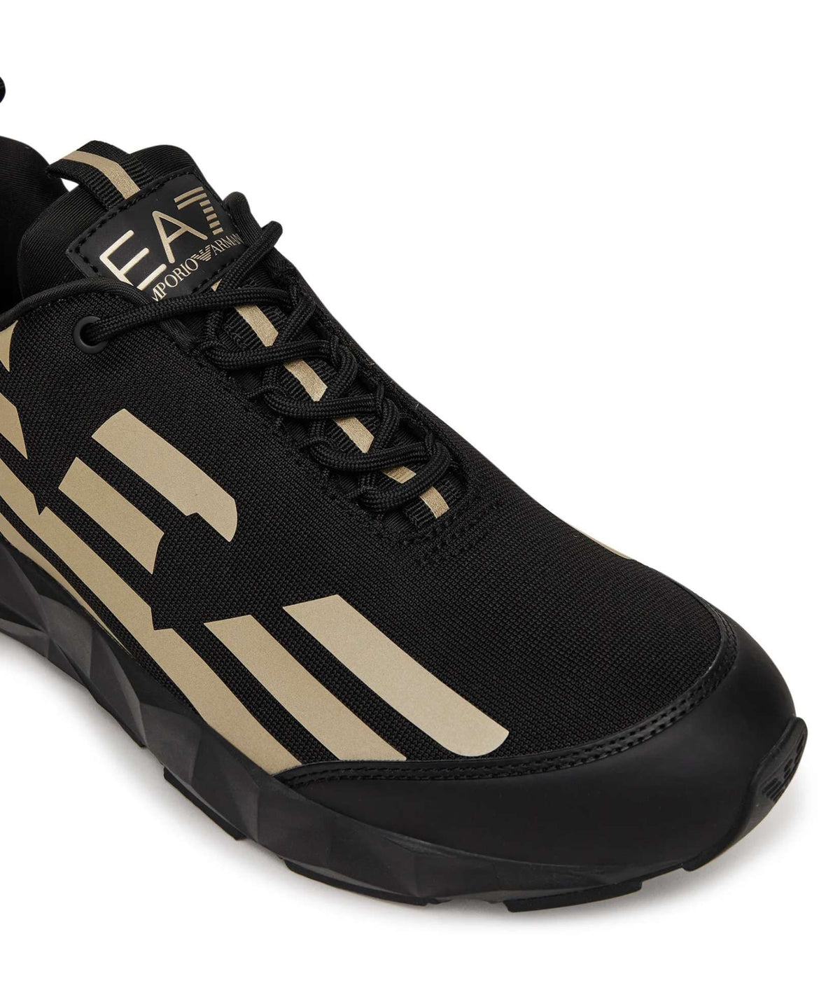 Sneaker EA7 Emporio Armani Ultimate C2 Kombat Core triple black/ light gold U27EA01 X8X217 XK433 R969