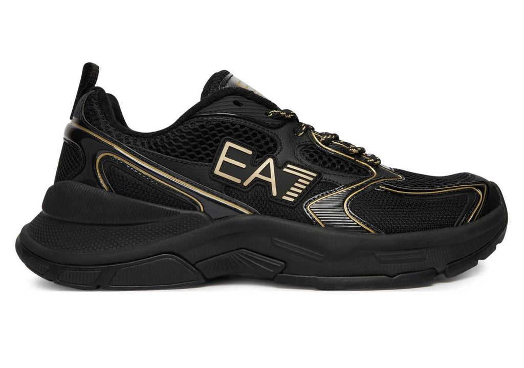 Sneaker EA7 Emporio Armani Predator triple black/ gold unisex U27EA03 X8X249 XK446 MZ177