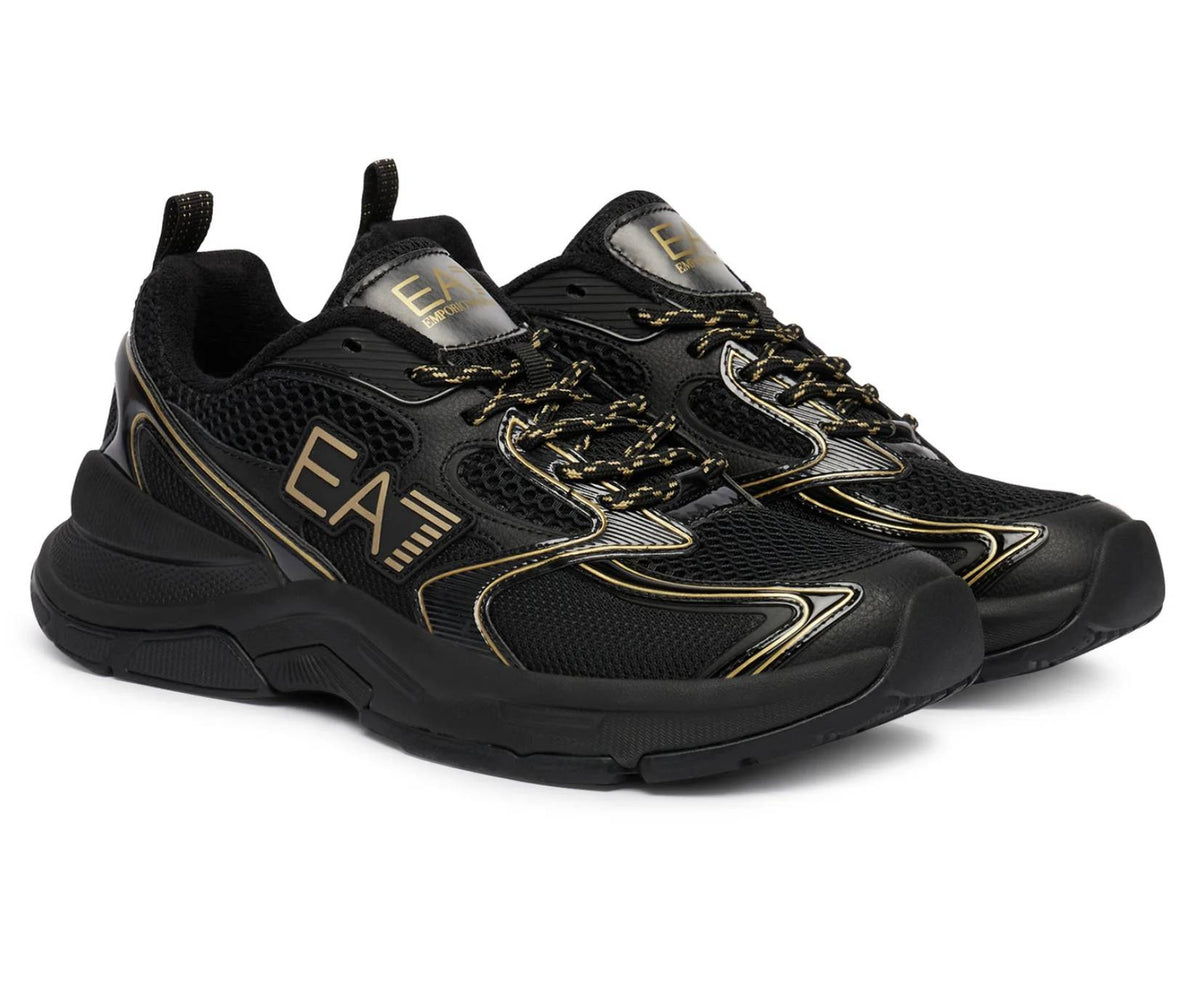 Sneaker EA7 Emporio Armani Predator triple black/ gold unisex U27EA03 X8X249 XK446 MZ177