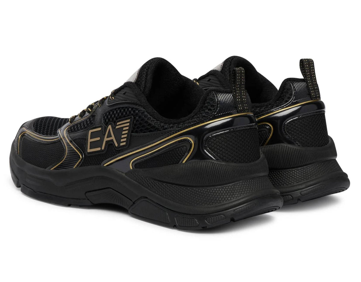 Sneaker EA7 Emporio Armani Predator triple black/ gold unisex U27EA03 X8X249 XK446 MZ177
