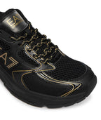 Sneaker EA7 Emporio Armani Predator triple black/ gold unisex U27EA03 X8X249 XK446 MZ177