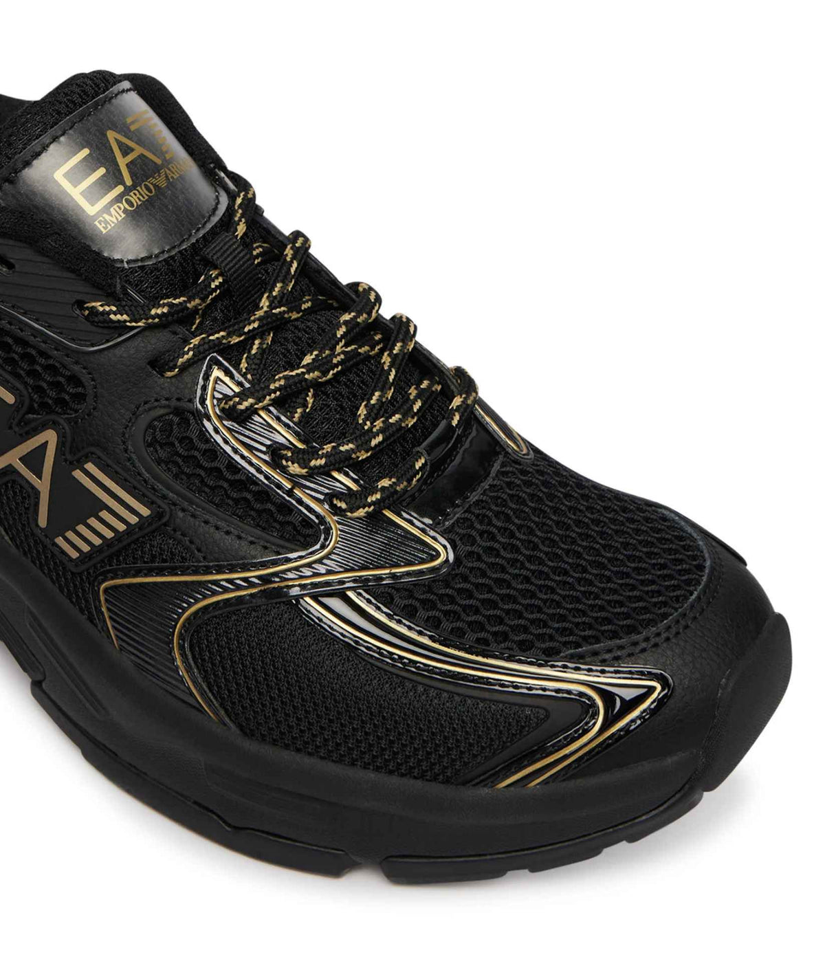 Sneaker EA7 Emporio Armani Predator triple black/ gold unisex U27EA03 X8X249 XK446 MZ177