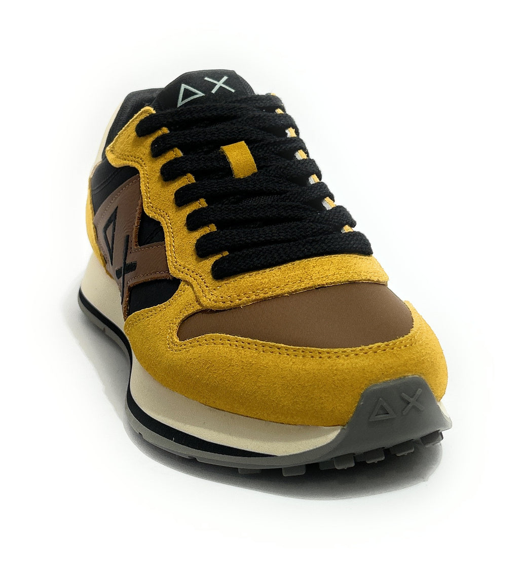 Sneaker uomo Sun68 Jaki bicolor giallo sole U27SU06 Z46122