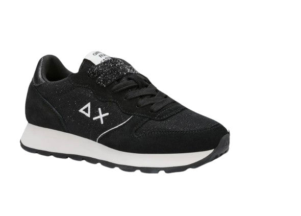Sneaker Sun68 Ally glitter textile 11 nero D27SU10 Z46204
