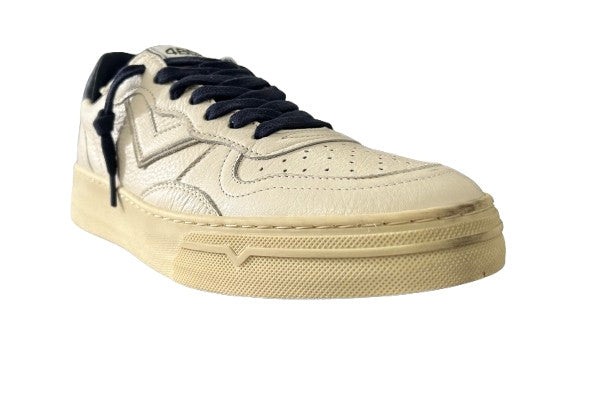 Scarpe uomo 4B12 sneakers bianco/ blu U27QB01 HYPER-U3013